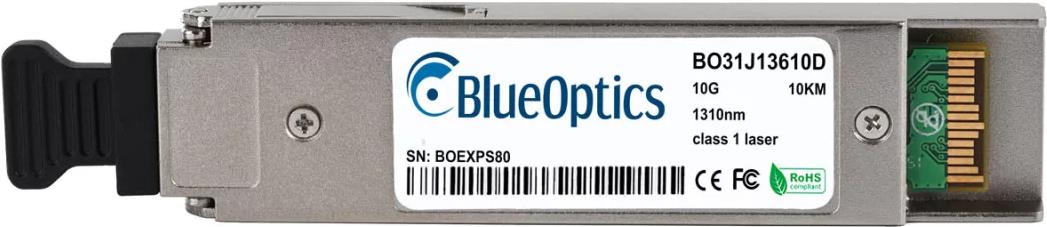 Kompatibler Check Point CPAC-TR-10LR-SSM60-XFP BlueOptics BO31J13610D XFP Transceiver, LC-Duplex, 10GBASE-LR, Singlemode Fiber, 1310nm, 10KM, DDM, 0°C/+70°C (CPAC-TR-10LR-SSM60-XFP-BO)