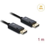 Delock Koaxiales DisplayPort Kabel 16K 60 Hz 80 Gbps mit Geflechtmantel (81671)