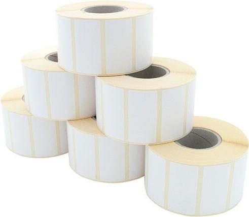 ARTDEV Etikettenrolle - Thermodirekt 50 x 30mm, D127mm, Kern 40, 2300 Etiketten/Rolle, permanent (EDP 050-030 K40 D127)