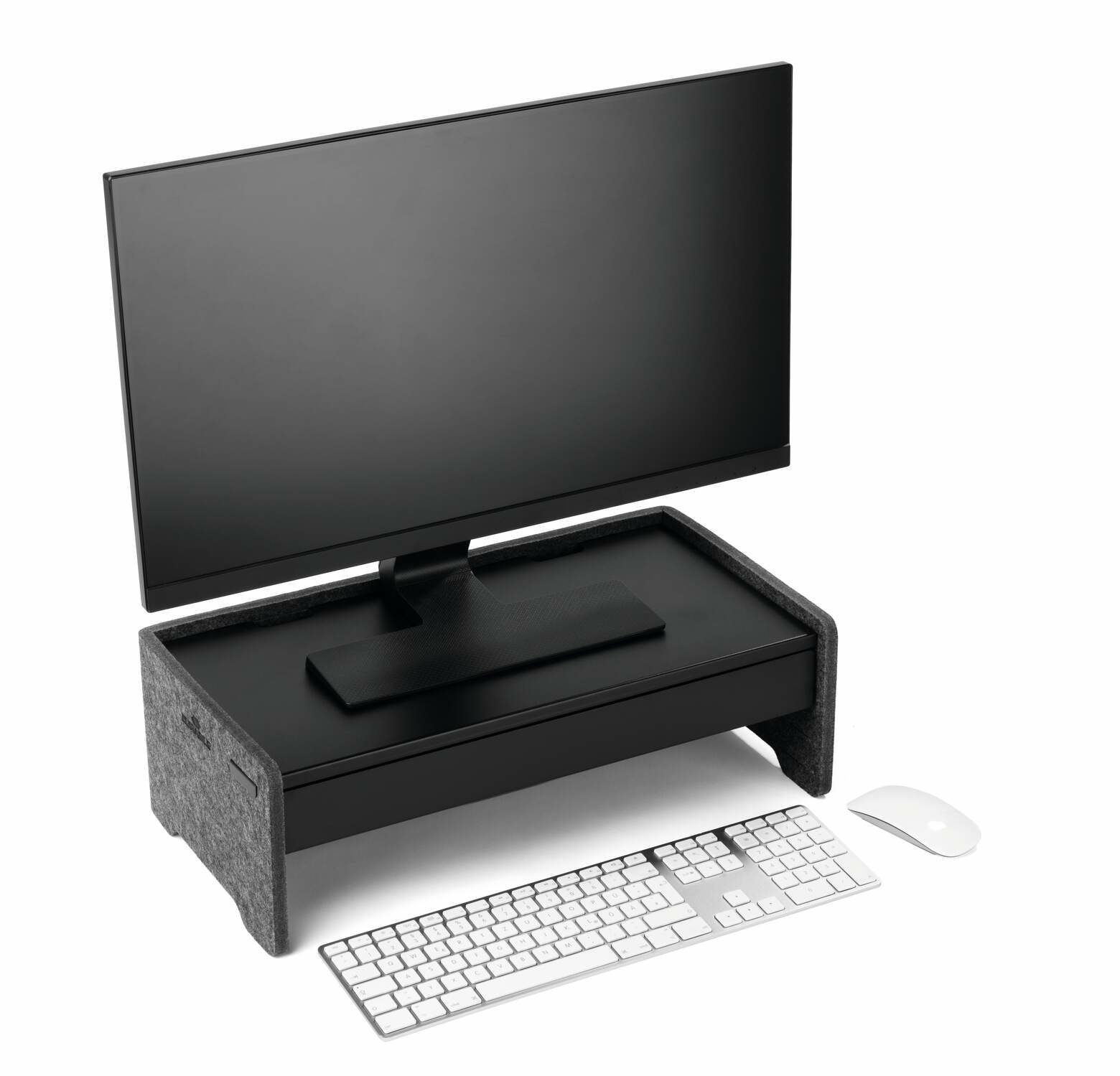 DURABLE EFFECT Monitor-Erhöhung 27" Anthrazit-Grau