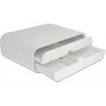 DeLOCK 18325 Flachbildschirm-Tischhalterung Freistehend Weiß (18325)