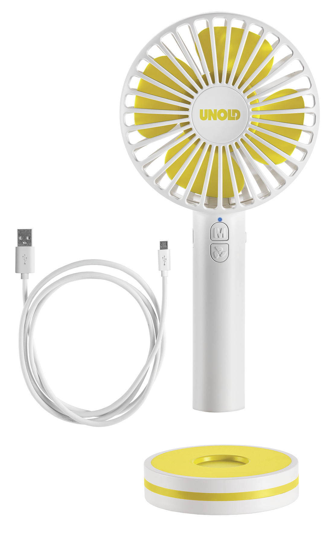 UNOLD Breezy Handventilator 5 W USB Weiß