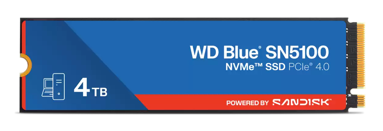 WD Blue SN5100 4 TB SSD M.2 2280 PCIe 4.0 x4 NVMe