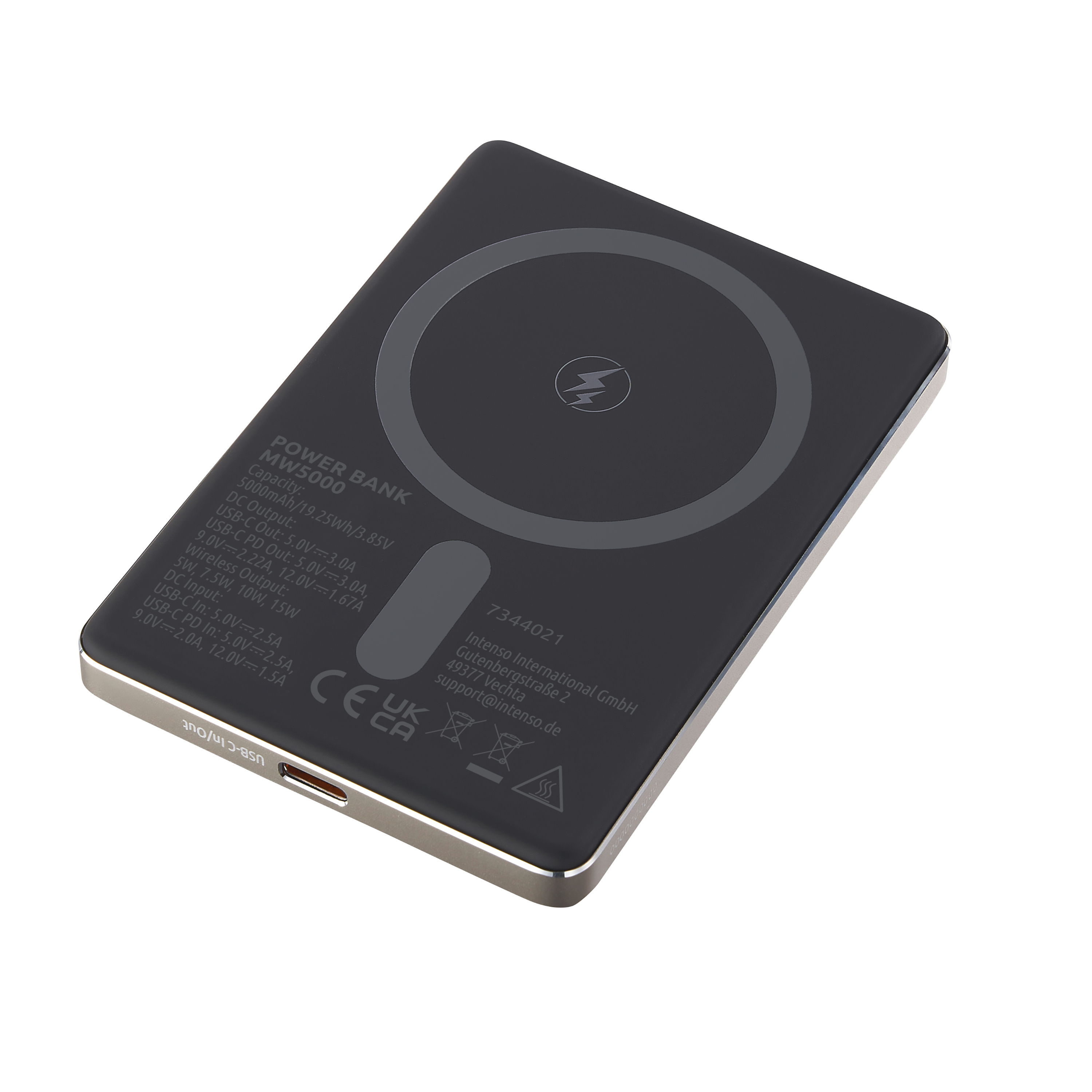 Intenso MW5000 Powerbank 5000 mAh USB Typ-C Champagner