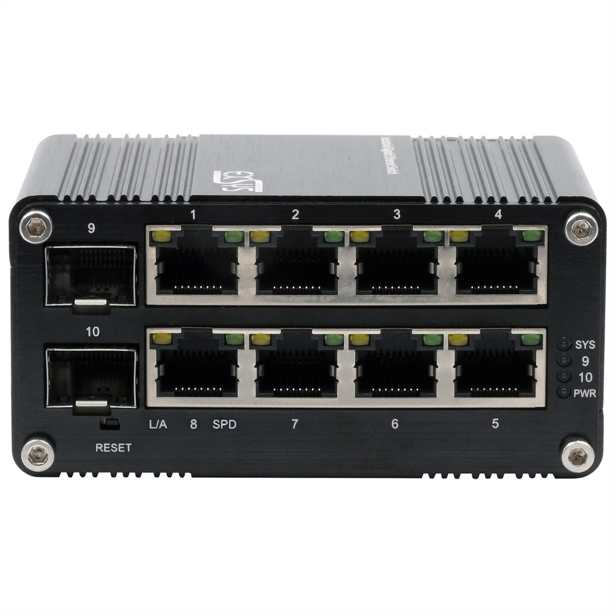 Exsys EX-62035M-SFP Industrial Managed Switch 10 Ports 1 Gbps