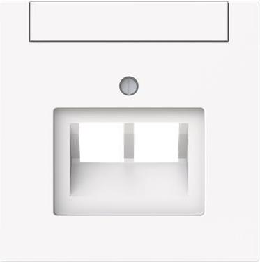 BUSCH-JAEGER 1803-02-44G Zentralscheibe 2-fach UAE Beschriftungsf (2CKA001710A4227)