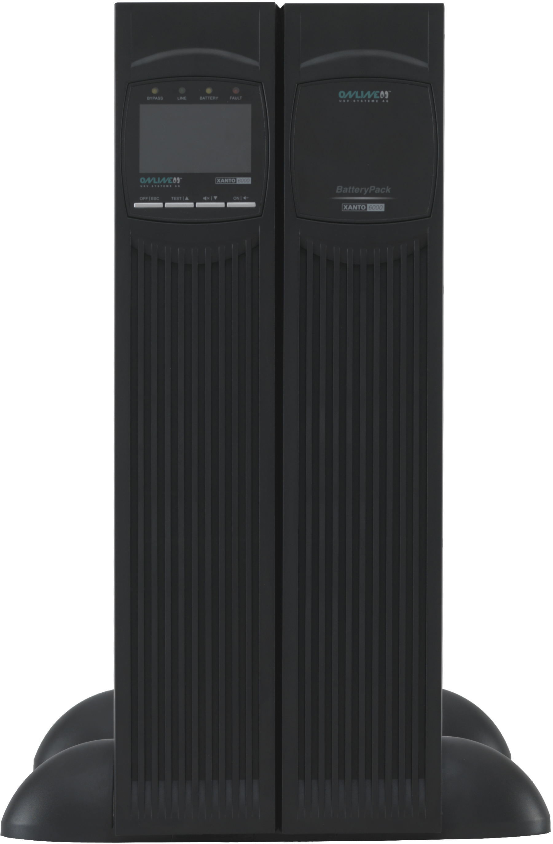Online USV XANTO 6000 Online-USV 6000 VA 6000 W 2U Rack Schwarz