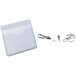 DURABLE Namensschild 60x90mm mit Eurostanzung, teildeckend 1 Pg. à 20 Stück 813619