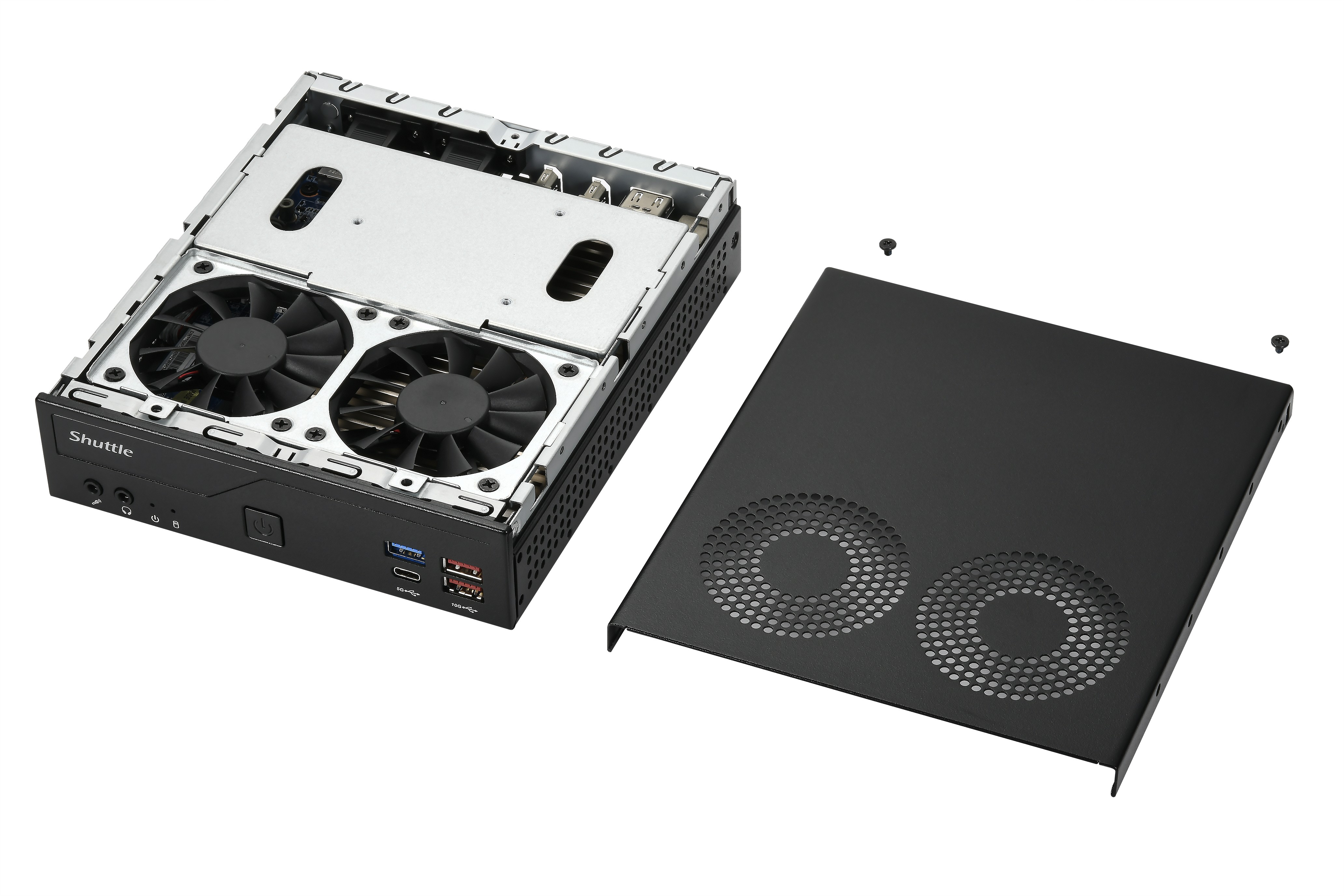 Shuttle XPC slim DH770 Barebone LGA1700 Schwarz