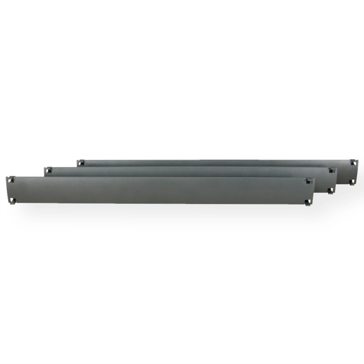 APRA apraNET Cover Panel Rack-Blindabdeckungsplatte 1U 48,3 cm (19") Anthrazitgrau