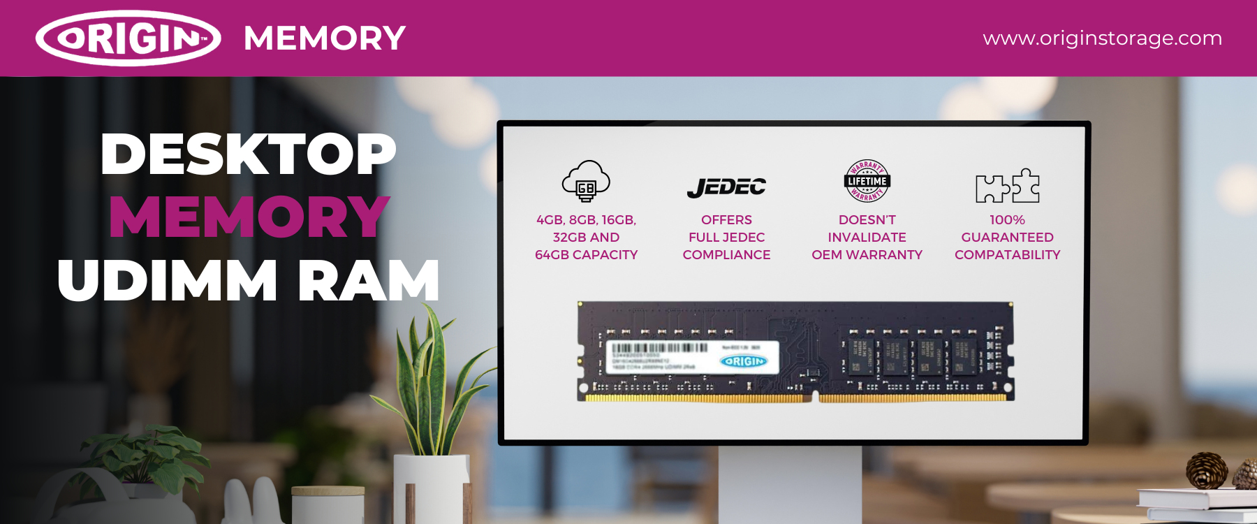 Origin Storage 32 GB DDR5 UDIMM 5600 MHz 1.1 V Non-ECC Speichermodul