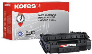 Kores Toner G2549HCS ersetzt hp CF540X, schwarz, HC Kapazität: 3.200 Seiten, Gruppe: 2549, mit Chip - 1 Stück (G2549HCS)