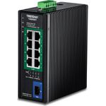 TRENDnet TI-BG5091B DIN-Rail Switch 2,5G 9-Port Industrial PoE++ mit 10G Ports (TI-BG5091B)
