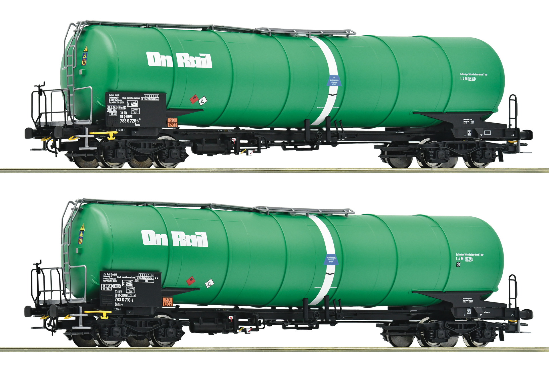 Roco Kesselwagen DC Spur H0 1:87 390 mm Grün