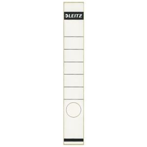 LEITZ Ordnerrücken-Etikett, 39 x 285 mm, lang, schmal, weiß passend für LEITZ Standard- und Hartpappe-Ordner 1050 und (1648-00-01)