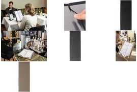 Sigel Getränkekarten-Mappe DIN A4 2 Hüllen beige (GM102)