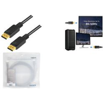 LogiLink DisplayPort 1.4 Anschlusskabel, 5,0 m, schwarz DisplayPort Stecker (CV0139)