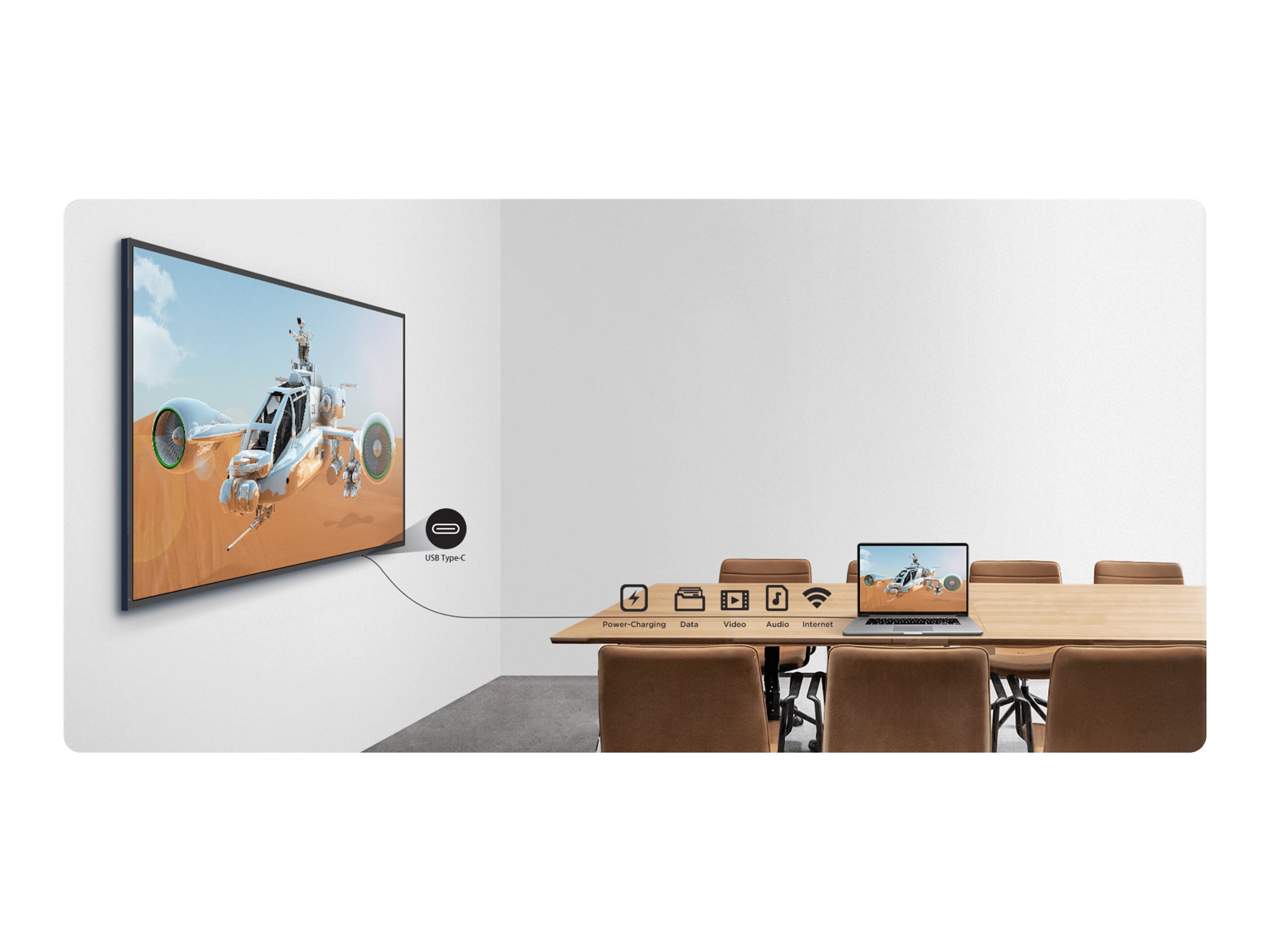 MAXHUB ND75CMA 75" Digital Signage Display 4K UHD ADS Schwarz
