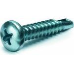 Kreuzschl.Blechschraube 4.8x25 vz Halbrundk. 19 0436 (190436)