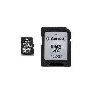Intenso Flash-Speicherkarte (microSDXC-an-SD-Adapter inbegriffen) (3433490)