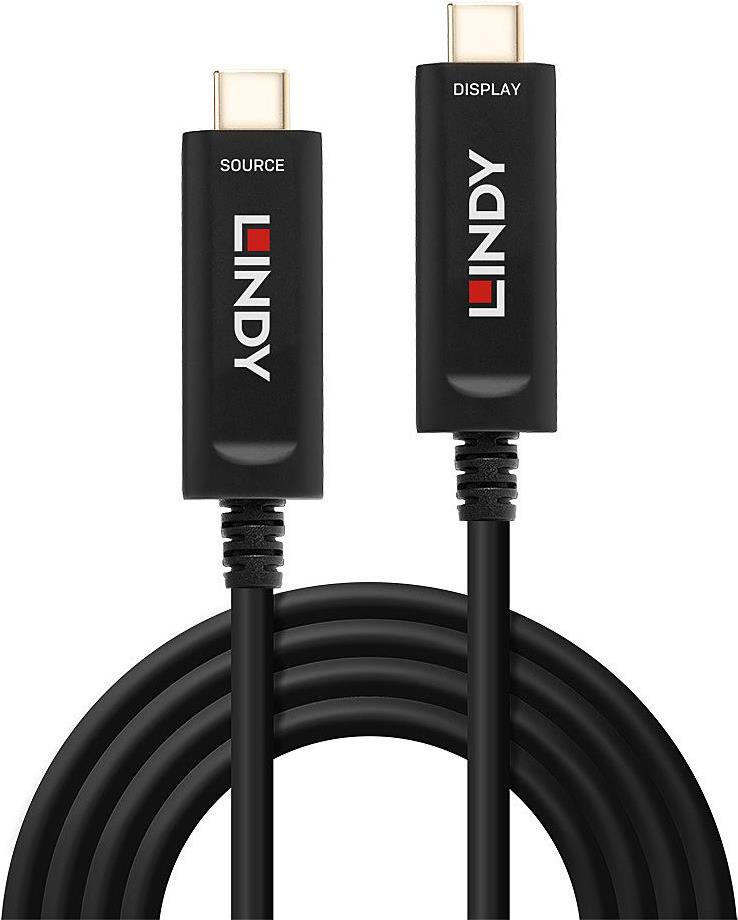 Lindy Fibre Optic Hybrid USB Type C Video Cable (38503)