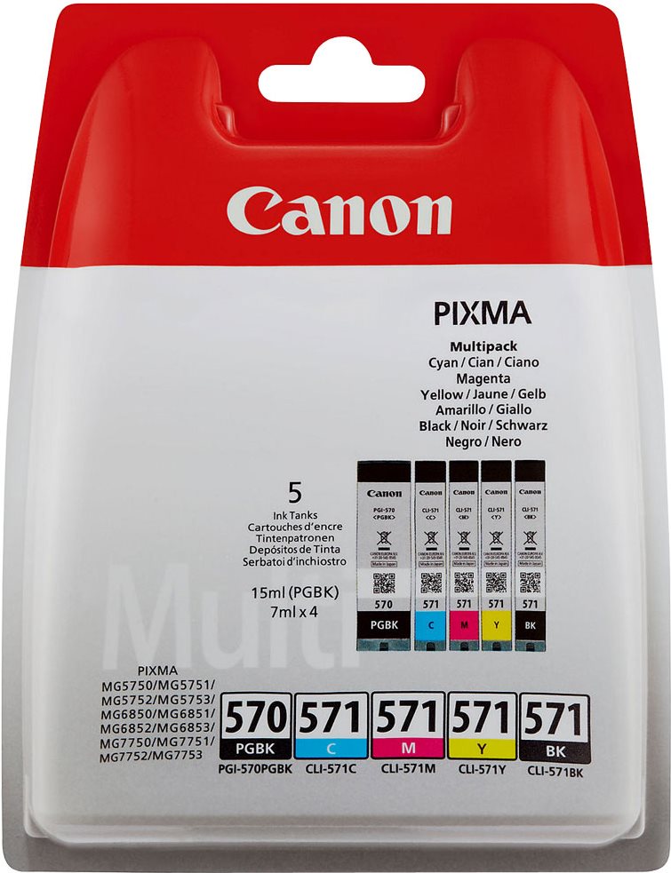 Canon CLI-571 C/M/Y/BK Multipack (0386C004)