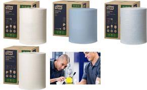 TORK Langlebige Reinigungstücher Weiß W1/2/3 90537 (90537)