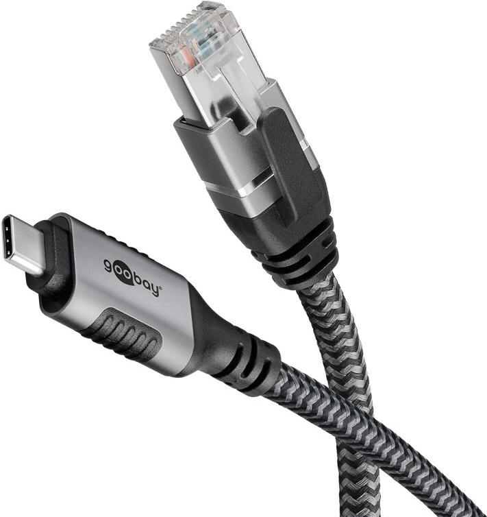 Goobay 70752 Netzwerkkabel Schwarz - Silber 5 m Cat6 F/UTP (FTP) (70752)