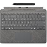 Microsoft Surface Pro Keyboard QWERTY Nordisch mit Trackpad Slim Pen 2 Platin