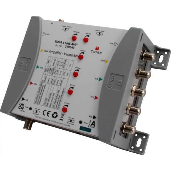 Triax TMSA 5 LINE AMP RF-Verstärker Grau