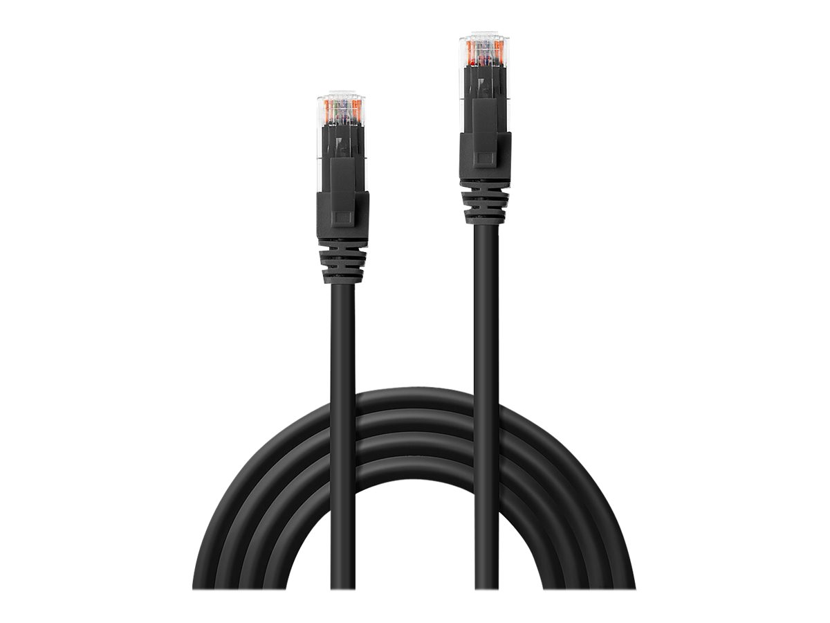 Lindy Premium 45436 Cat.6 U/UTP Netzwerkkabel 7.5 m Schwarz