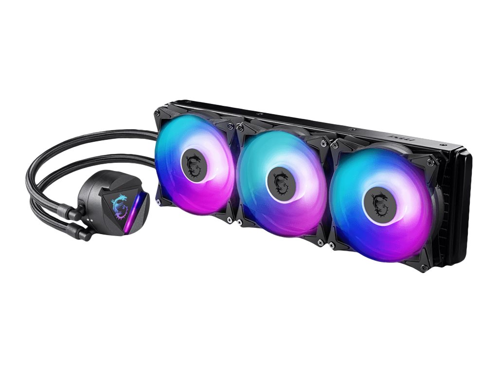 MSI MAG CORELIQUID 360R V2 Prozessor-Flüssigkeitskühlsystem 360 mm Schwarz