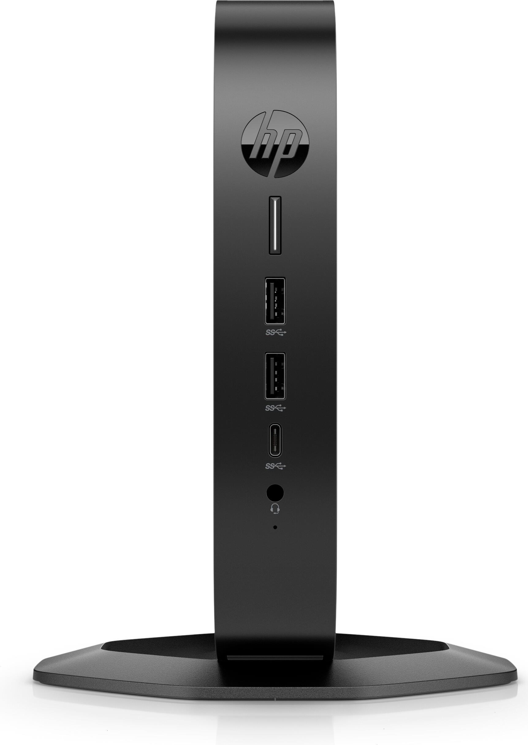 HP Elite t655 Thin Client SFF AMD Ryzen Embedded R2314 8 GB RAM 32 GB eMMC Schwarz
