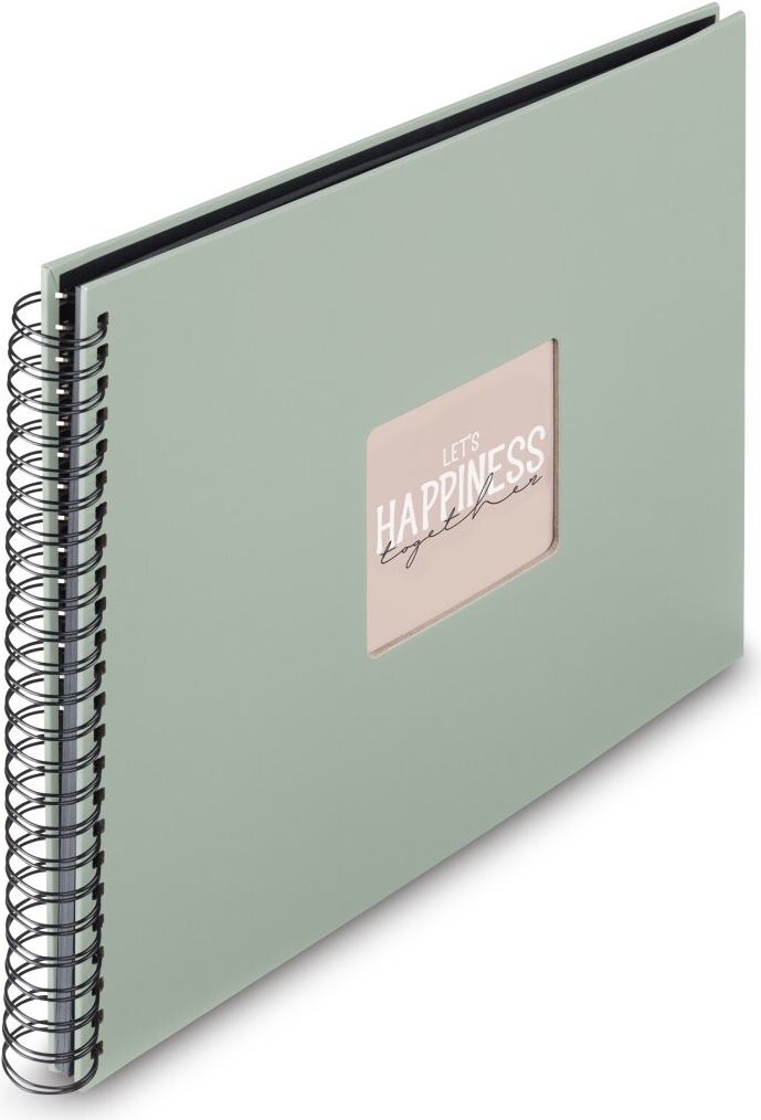 Hama Spiral-Album Fine Art 50 schwarze Seiten Salbei (00009871)