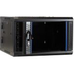 DSIT 6 HE Serverschrank, wendbares Wandgehäuse mit Glastür (BxTxH) 600 x 600 x 368mm (DS6606-DOUBLE)
