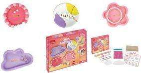 Maped Creativ Töpferset TERRA EXPERIENCE, im Karton für Kinder ab 6 Jahre, komplettes Set zum Gestalten von - 1 Stück (907300)