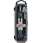 Maped Zirkelkasten No.308, schwarz, 3-teilig max. Kreisdurchmesser: 300 mm, Zirkellänge: 130 mm, - 1 Stück (198901)