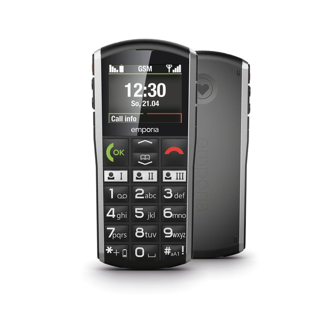 Emporia SIMPLICITY Feature Phone 2" 64 MB RAM Schwarz