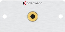 Kindermann 7444000811. Buchsen-Typ: 3,5 mm, Module Menge (max): 1 Modul(e). Produktfarbe: Aluminium, Material: Aluminium. Tiefe (min): 4,7 cm (7444000811)