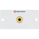Kindermann 7444000811. Buchsen-Typ: 3,5 mm, Module Menge (max): 1 Modul(e). Produktfarbe: Aluminium, Material: Aluminium. Tiefe (min): 4,7 cm (7444000811)