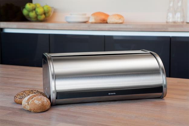 Brabantia Matt Steel Roll Top Bread Bin Rechteckig Edelstahl 1 Stück(e) (8710755348921)