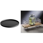 APS Untersetzer für Getränkespender, Durchmesser: 160 mm aus Melamin, mit Antirutsch-Füßchen, spülmaschinengeeignet, - 1 Stück (85233)