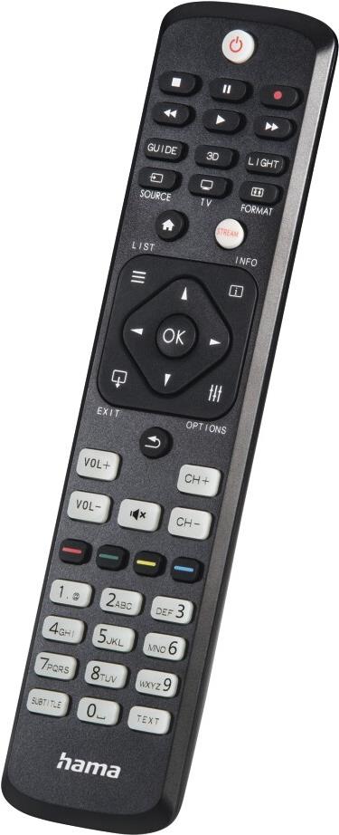 Hama 00221063 Fernbedienung IR Wireless TV Drucktasten (00221063)