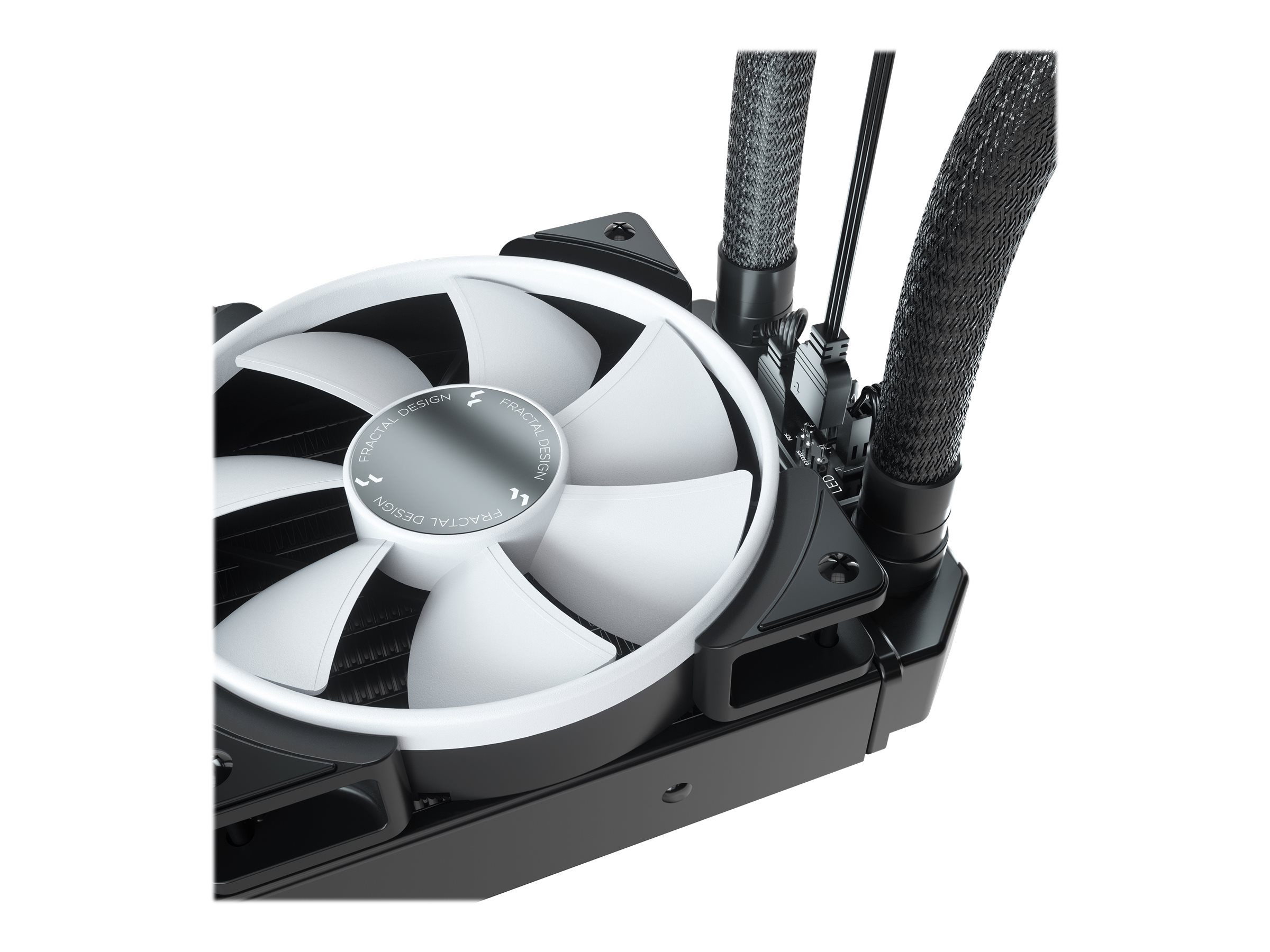 Fractal Design Celsius+ S24 Prisma AiO-Wasserkühlung 240 mm 2x Prisma AL-12 PWM ARGB Schwarz