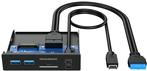 Graugear USB-HUB+Kartenleser Multi Front Panel, Type-C USB retail (G-MP01CR)