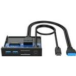 Graugear USB-HUB+Kartenleser Multi Front Panel, Type-C USB retail (G-MP01CR)