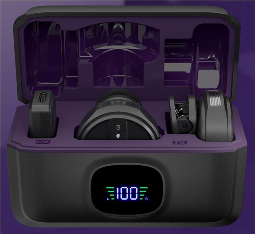 Streamplify MIC GO Drahtloses Mikrofonsystem Schwarz