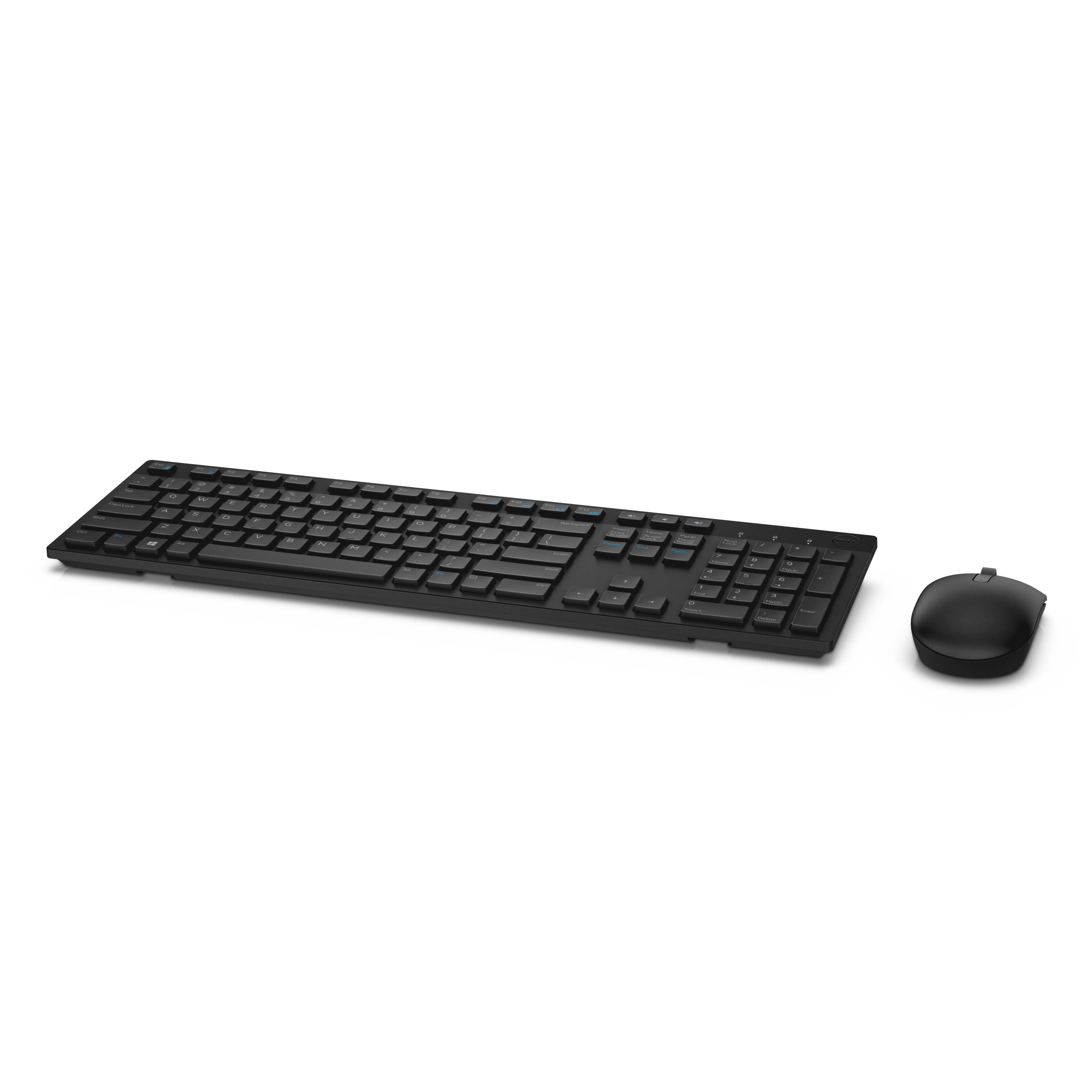 Dell KM636 Tastatur- und Maus-Set Kabellos 2.4 GHz QWERTZ Schwarz