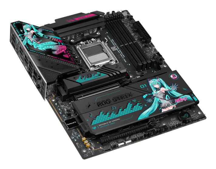 ASUS ROG STRIX X870E-H GAMING WIFI7 Hatsune Miku Edition Mainboard Sockel AM5 AMD X870E ATX Wi-Fi 7