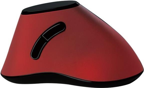 Logilink Typhoon Ergonomic Vertical Maus Funk 2.4 GHz Rot